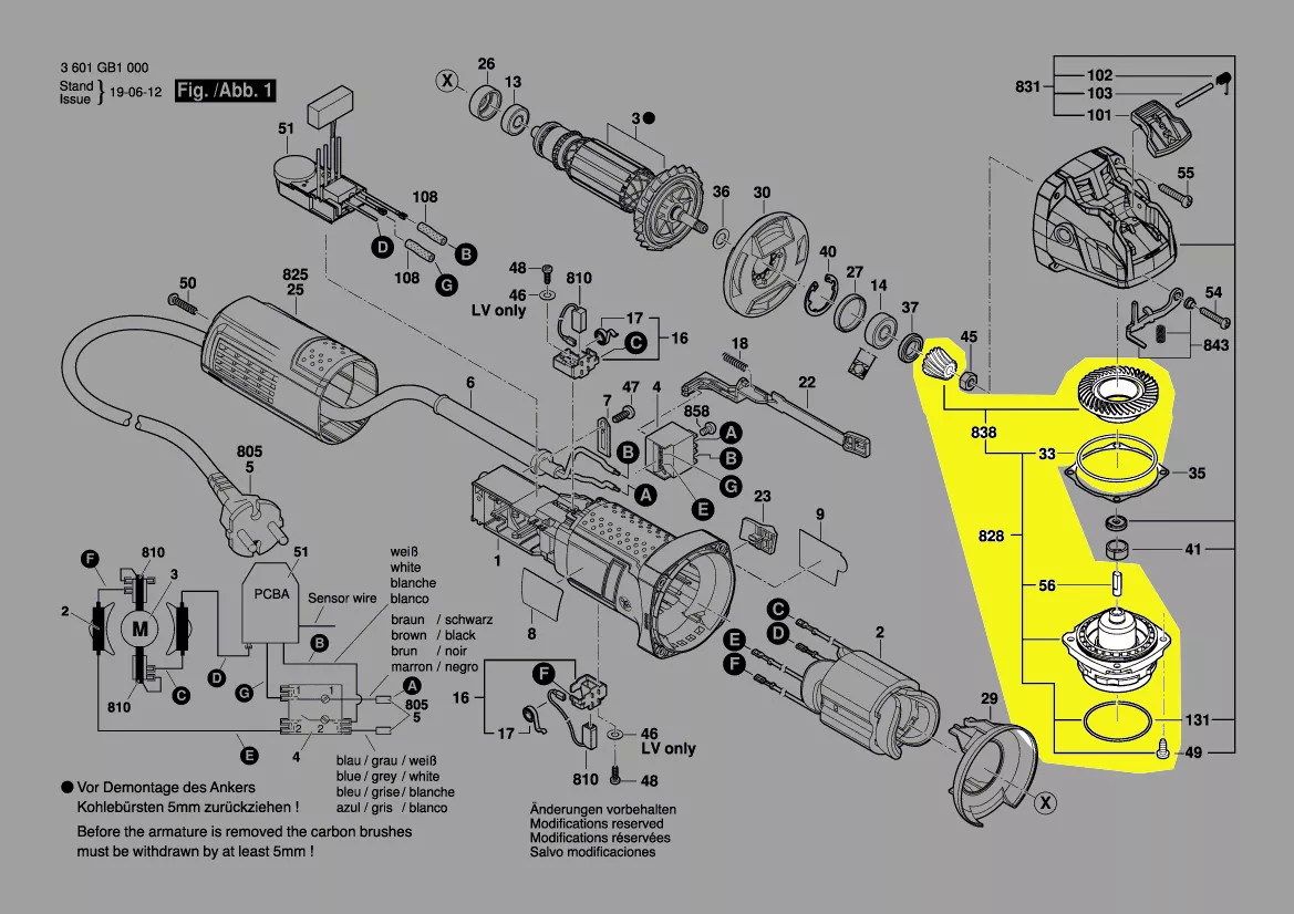 Flasque de palier réf. 1 619 P15 214 Bosch